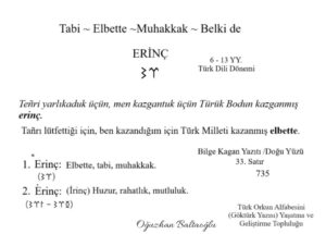Dil bilimsel, Türkolojik çalışmalar. İrinç